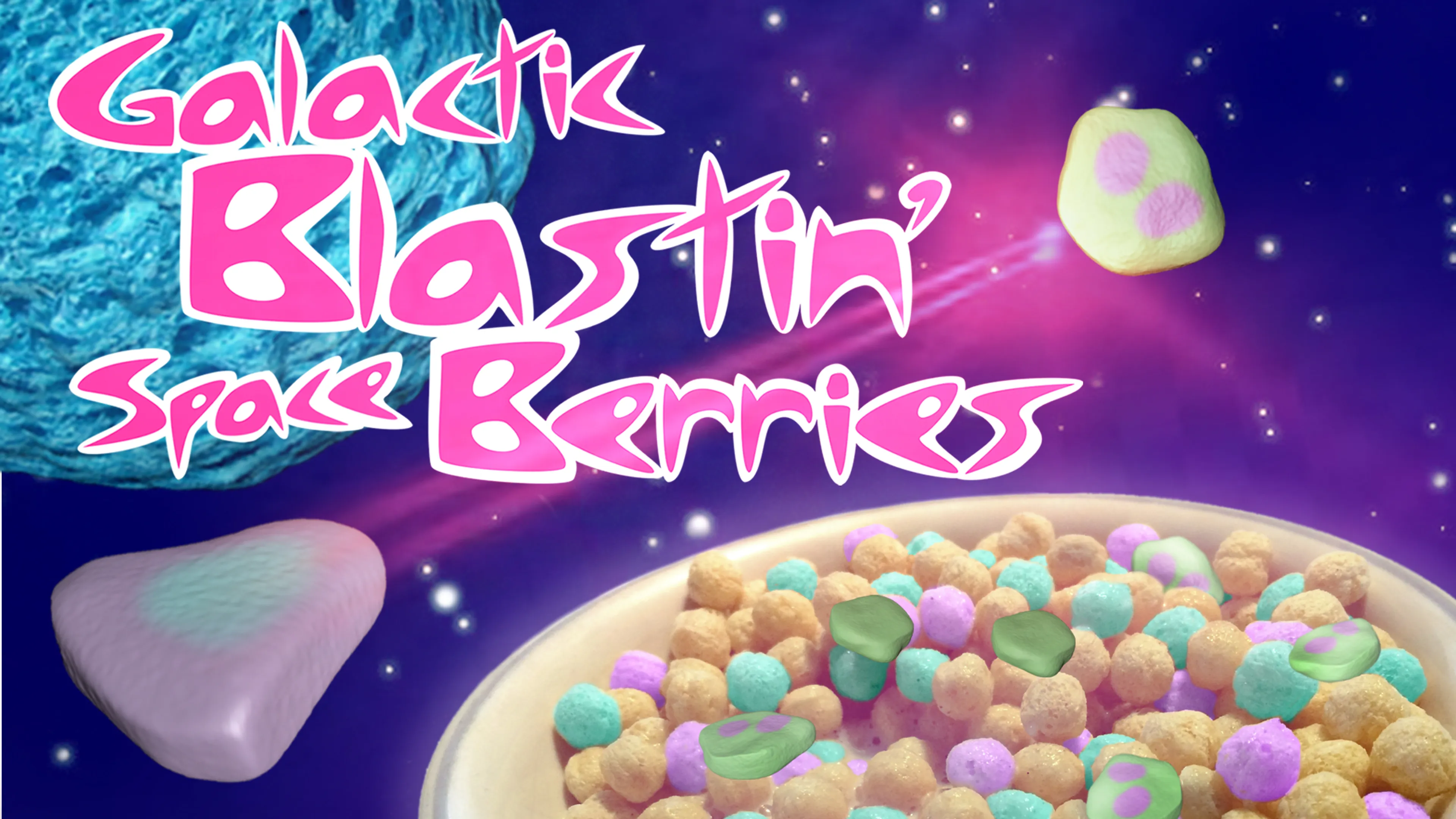 Galactic Blastin' Space Berries poster